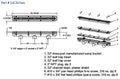 AquaStar Pool Products 32" Channel Drain Anti-Entrapment (Anti-Vortex) Suctio | 32CDLT102