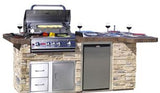 Bull Outdoor Products Inc BBQ Island in Rock | 31015