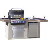 Bull Outdoor Products Inc Power BBQ Island in Rock or Brick | 31009
