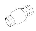 NDS 1.5" Spring Check Valve S X S