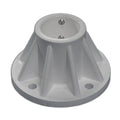 Saftron SB-3-BK black surface mounting base for 1.90 inch OD pool ladders