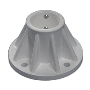 Saftron SB-3-BK black surface mounting base for 1.90 inch OD pool ladders