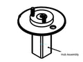 S.R. Smith 135-1000 hub assembly for Splash! pool lifts