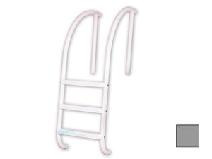 Saftron PTL-224-3S-G Triton Series 3-step deck mounted ladder, 24 in. x 60 in., gray