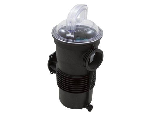 Pentair 357391 pot assembly with stainless steel basket, black