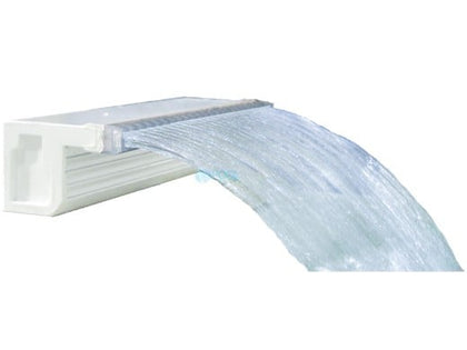 CMP 25587-130-900 white Natural Wonders Rainfall waterfall, 12 in with 9 in lip