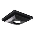 NDS 1830, 18" Black Square Low-Profile Adapter Drain, Connects To 3" To 8" Drain Pipes