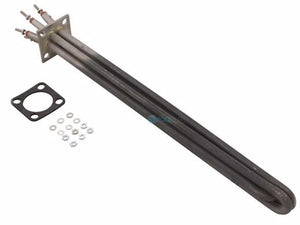 Coates 20006004 15kW 208V heater element with 4 bolt flange and gasket