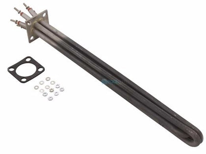 Coates 20006004 15kW 208V heater element with 4 bolt flange and gasket