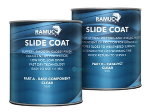 Ramuc 93009301 Slide Coat clear high gloss pool slide protection, 1/2 gallon kit