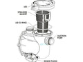 Pentair 356346Z black strainer pot kit for IntelliFlo3 VSF 1.5 HP pumps
