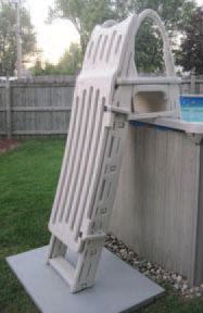 Confer Plastics Roll-Guard A-Frame Safety Ladder with Barrier System | 7200