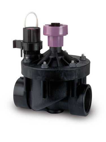 Rain Bird 200PESBR - 2" Inlet Inline Plastic Industrial Irrigation Valve- For Reclaimed Water
