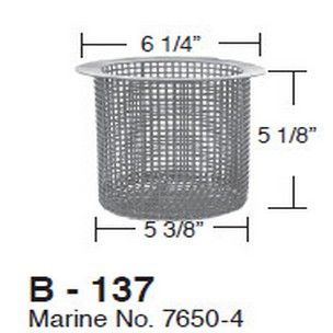 Aladdin Basket for Marine No. 7650-4 | B-137