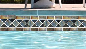 National Pool Tile Martinique Series | Ocean Blue | MAR33