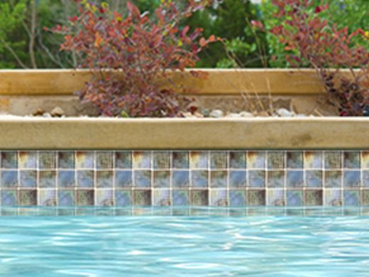 National Pool Tile Martinique Series | Ocean Blue 2x2 | MARF233
