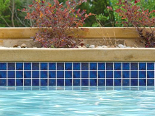 National Pool Tile Martinique Series | Royal Blue 2x2 | MARF235