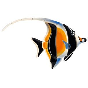 Ceramic Mosaic Moorish Idol Fish 12inch x 11inches | M55