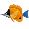 Custom Mosaics Ceramic Mosaic Longnose Butterfly Fish 12inch x 9inches | LB58