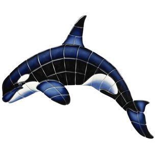 Custom Mosiacs OR39-36 Orca-A 36"x23"