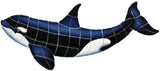 Custom Mosaics Mosiacs Orca-B 36"x16" | OR40-36