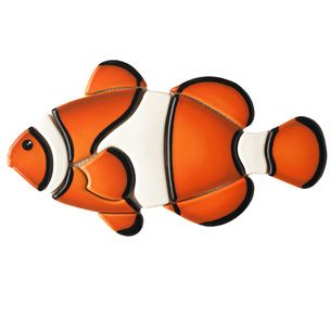 Ceramic Mosaic Clown Fish 10inch x 6inches | CL67