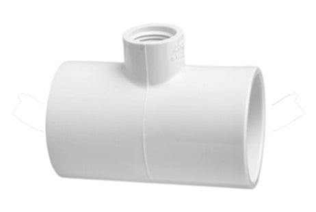 Lasco 25/BX 1-1/2"x1-1/2x1/2" SxSxFIPT TEE 402-209