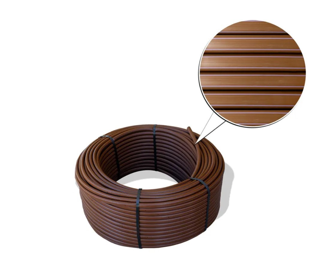 Rain Bird XFDE912250 250' Brown XFDe Dripline 0.9 GPH 12" Spacing