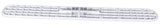 CMP 25506-320-800 32 inch white channel main drain cover, bottom view