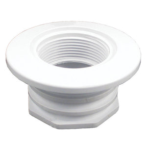 CMP 25523-100-000 white 1-1/2 in. gunite pool inlet and return wall fitting