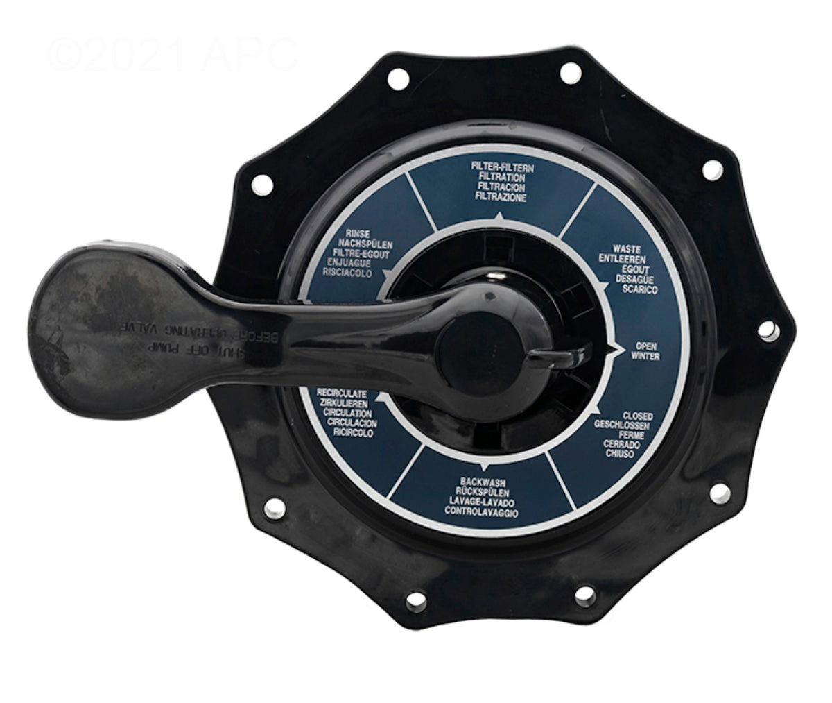 Pentair 272568Z valve top assembly, side view