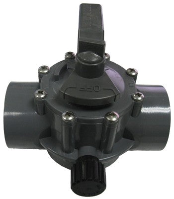 Zodiac Jandy 2in - 2.5in Positive Seal 2 Port Valve CPVC Gray | 2876