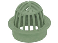 NDS 3" Green Plastic Atrium Grate, Connects To 3" Drain Pipes And Fitting