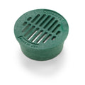 Rain Bird DG3RFG - 3" Green Plastic Round Flat Drain Grate