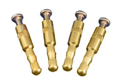 AquaStar Four Brass Inserts with Stainless Steel Screws | BIK4