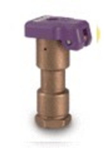 Rain Bird 33DNP 3/4" Quick Coupling Brass Valve with Purple Locking Rubber Cover