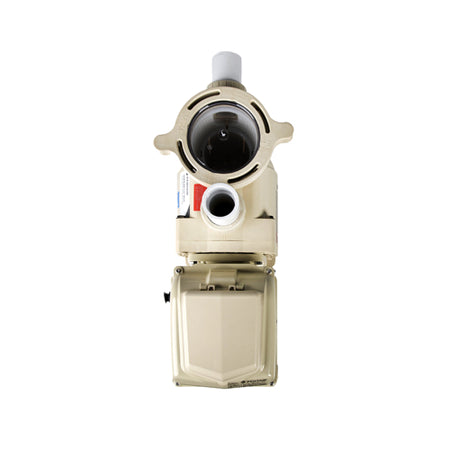 Pentair SuperFlo VST 342002 variable speed pump, rear view of the motor and keypad
