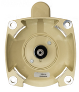 Pentair 355024S square flange pump motor, rear and wiring end view