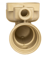 Pentair 356002Z Pinnacle pump housing, rear view showing the volute opening