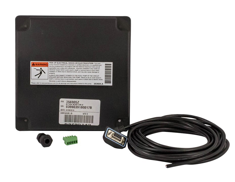 Sta-Rite 356905Z keypad relocation kit with cable and black drive cover