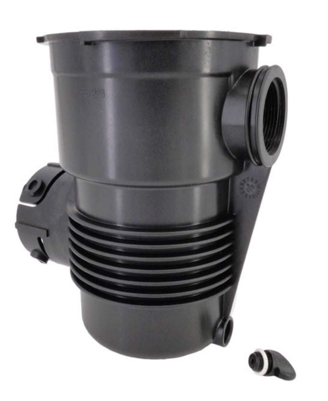 Pentair 357228Z OptiFlo strainer pot, side view