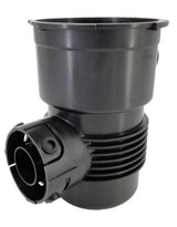 Pentair 357228 OptiFlo pump pot showing the drain plug ports