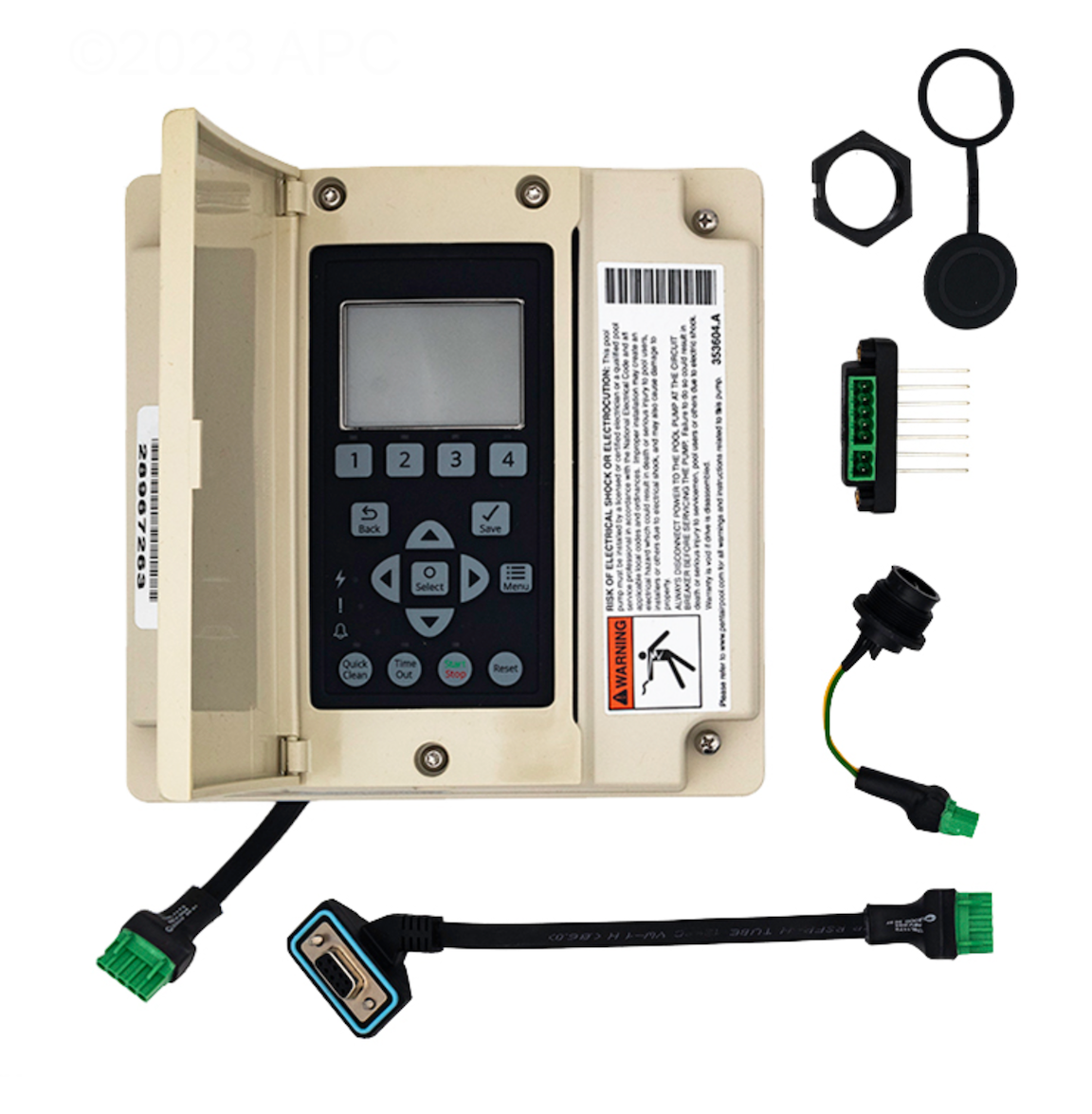 Pentair 357527Z IntelliFlo keypad cover kit, additional view