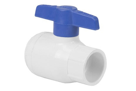 Spears 2.5" Utility PVC Ball Valve Blue Handle Socket x Socket | 2622-025