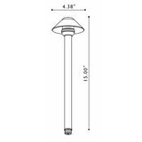 FX Luminaire FX Luminaire | BellaDonna„¢ Sedona Brown 20W Pathlight | 223137