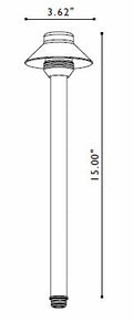 FX Luminaire FX Luminaire SaguaroPetite Bronze 20 Watt Pathlight | 223631