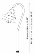 FX Luminaire FX Luminaire | TulipanoD'oro® Copper Pathlight | 223810