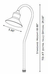 FX Luminaire FX Luminaire | TulipanoD'oro® Copper Pathlight | 223810