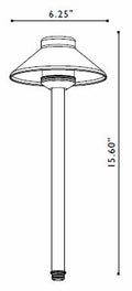 FX Luminaire FX Luminaire | DemiLite® Bronze 20 Watt Pathlight with 18" Ris | 224431