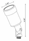 FX Luminaire FX Luminaire LustroRame Copper 35W With Glare Shield | 221540